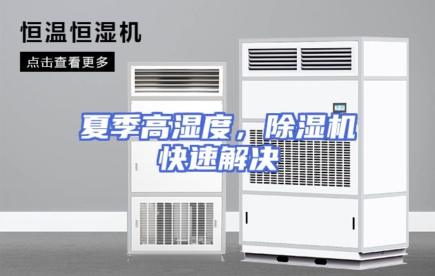 夏季高湿度，除湿机快速解决