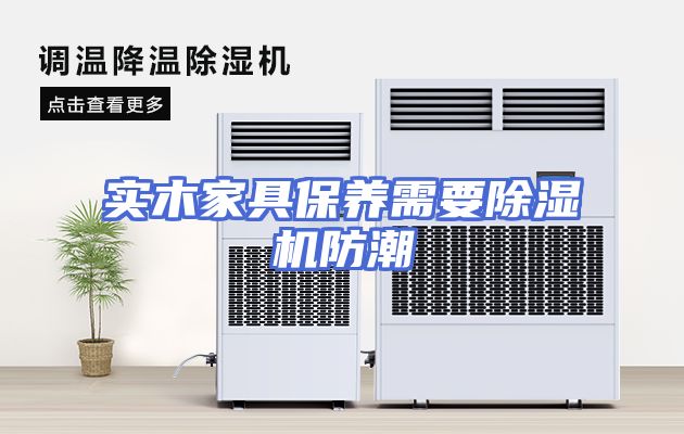 实木家具保养需要除湿机防潮