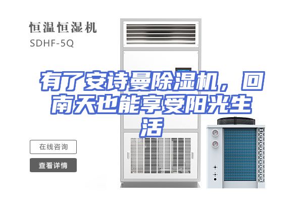 有了安诗曼除湿机，回南天也能享受阳光生活