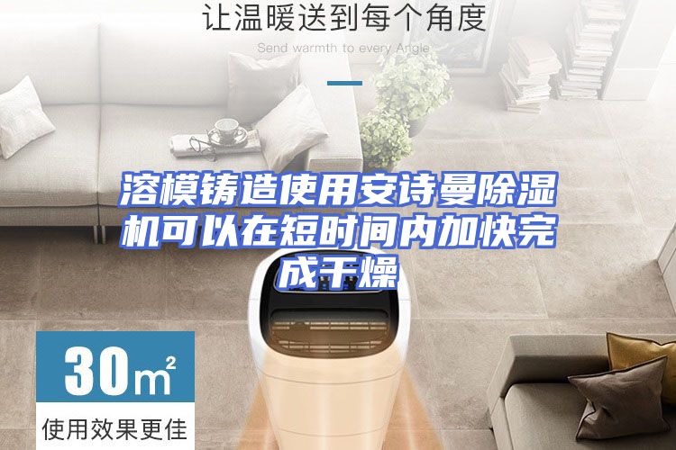 溶模铸造使用安诗曼除湿机可以在短时间内加快完成干燥
