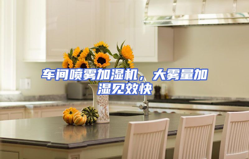 车间喷雾加湿机，大雾量加湿见效快