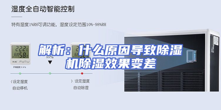 解析:什么原因导致除湿机除湿效果变差