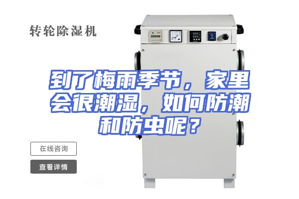 到了梅雨季节，家里会很潮湿，如何防潮和防虫呢？