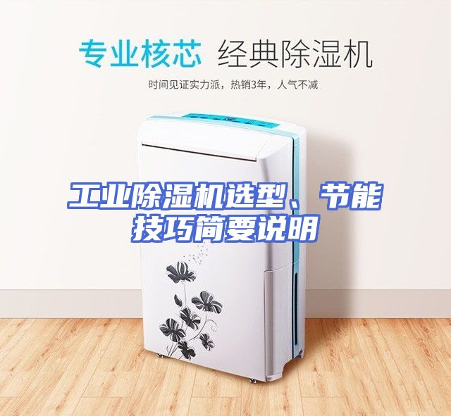 工业除湿机选型、节能技巧简要说明