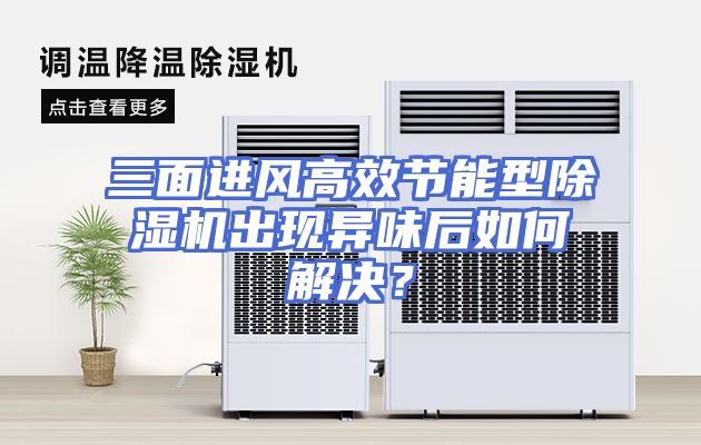 三面进风高效节能型除湿机出现异味后如何解决？