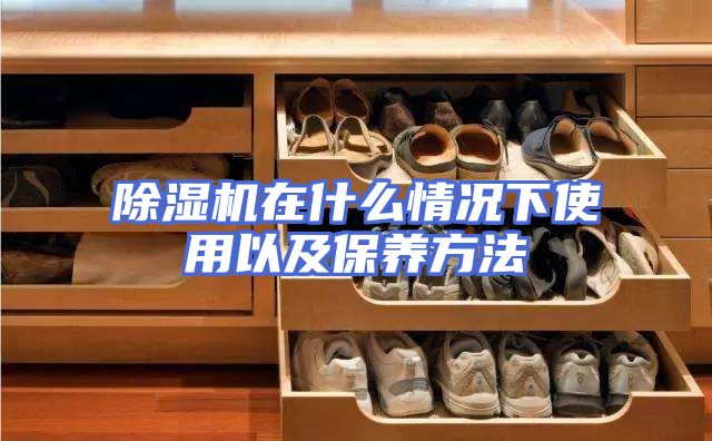 除湿机在什么情况下使用以及保养方法