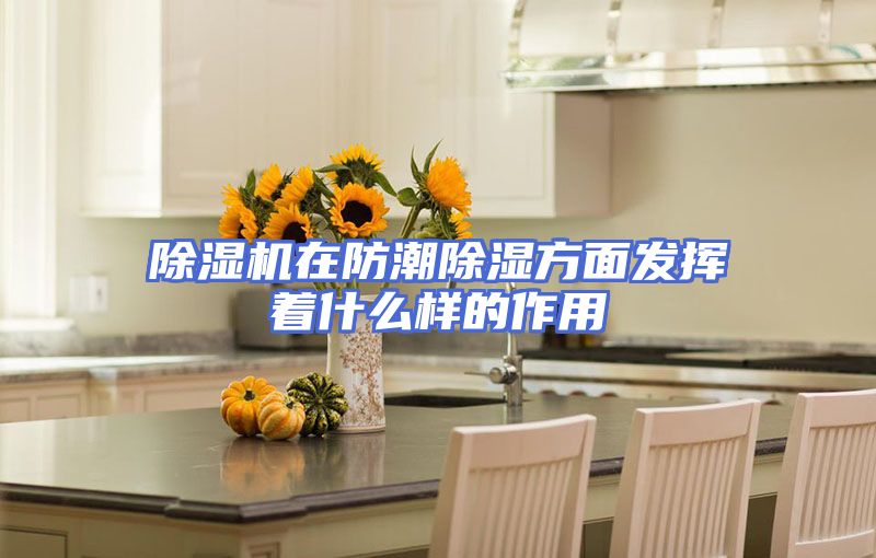 除湿机在防潮除湿方面发挥着什么样的作用