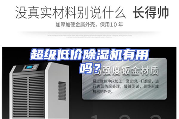 超级低价除湿机有用吗？