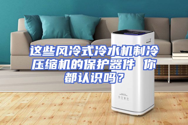 这些风冷式冷水机制冷压缩机的保护器件 你都认识吗？