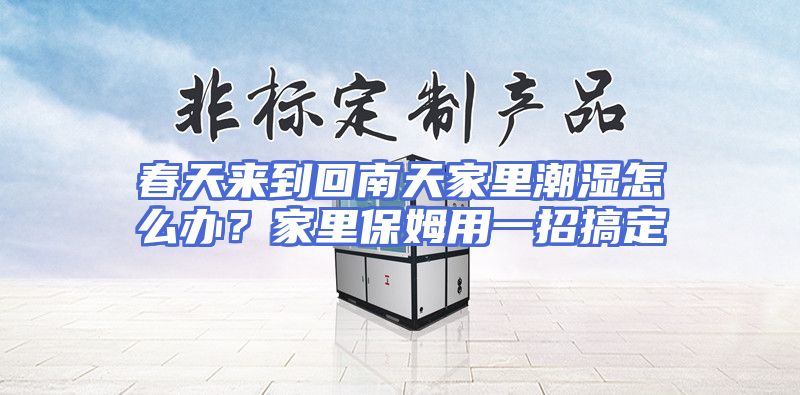 春天来到回南天家里潮湿怎么办？家里保姆用一招搞定