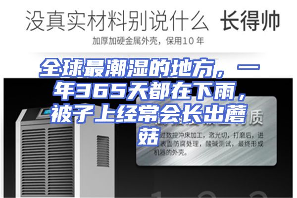 全球最潮湿的地方，一年365天都在下雨，被子上经常会长出蘑菇