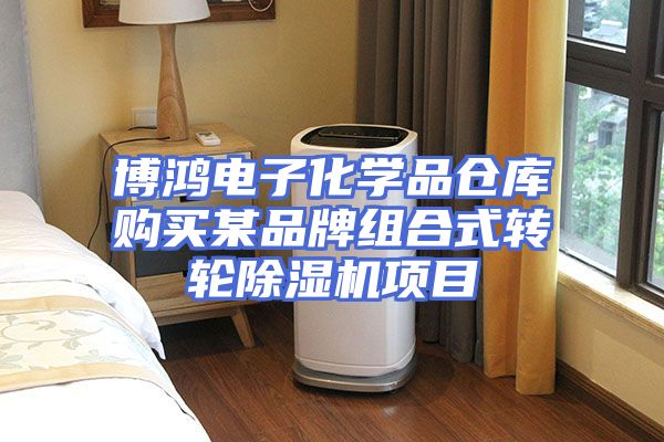 博鸿电子化学品仓库购买某品牌组合式转轮除湿机项目