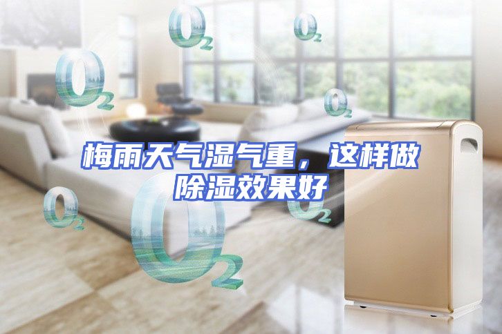 梅雨天气湿气重，这样做除湿效果好