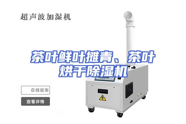 茶叶鲜叶摊青、茶叶烘干除湿机