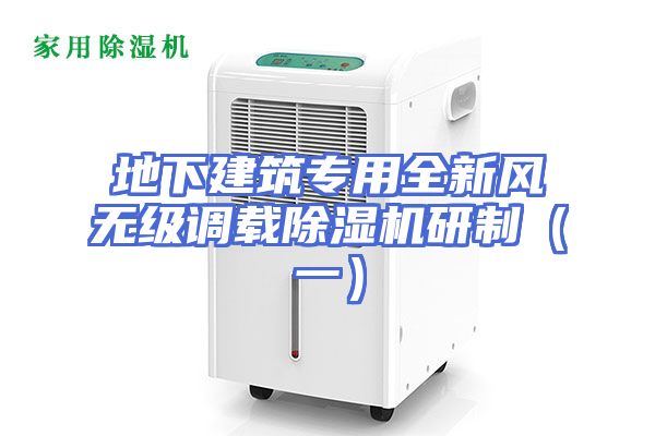 地下建筑专用全新风无级调载除湿机研制（一）