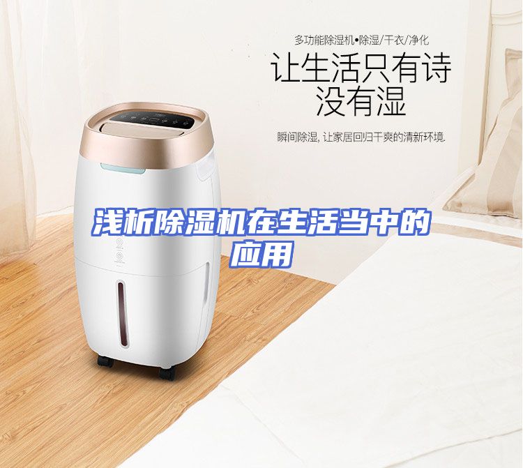 浅析除湿机在生活当中的应用