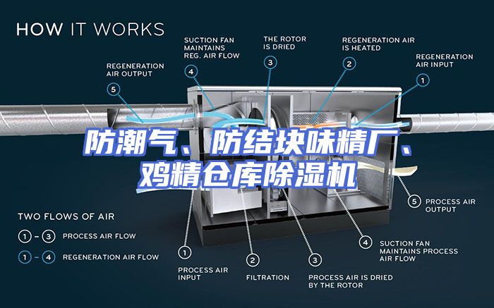 防潮气、防结块味精厂、鸡精仓库除湿机