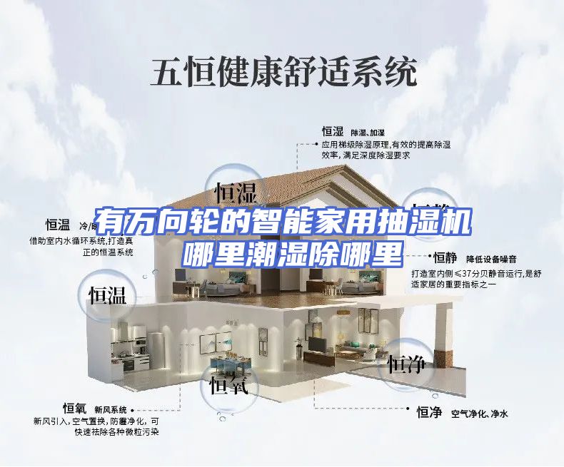 有万向轮的智能家用抽湿机 哪里潮湿除哪里