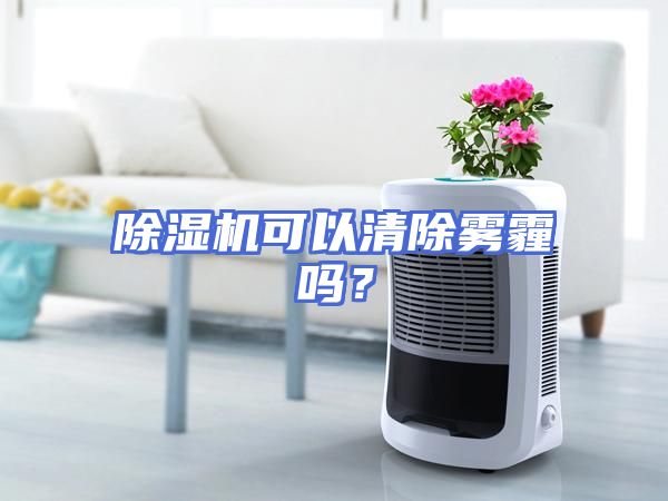 除湿机可以清除雾霾吗？