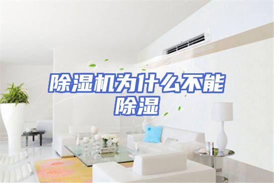 除湿机为什么不能除湿
