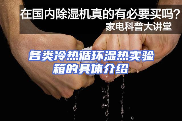 各类冷热循环湿热实验箱的具体介绍
