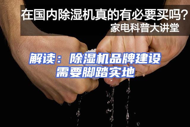 解读：除湿机品牌建设需要脚踏实地