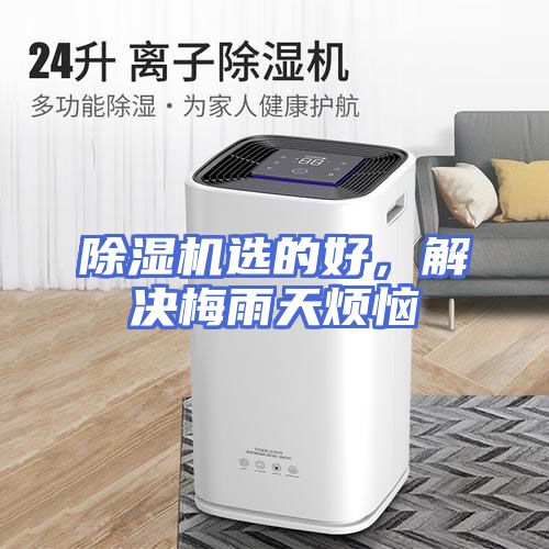 除湿机选的好，解决梅雨天烦恼