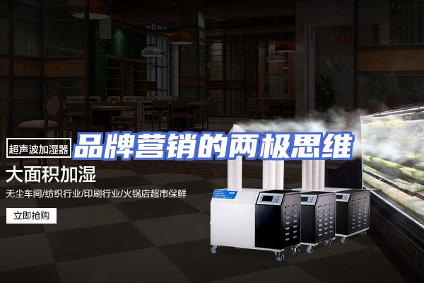 品牌营销的两极思维