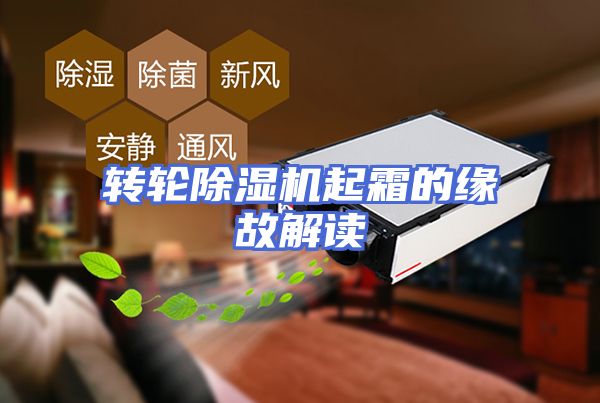 转轮除湿机起霜的缘故解读