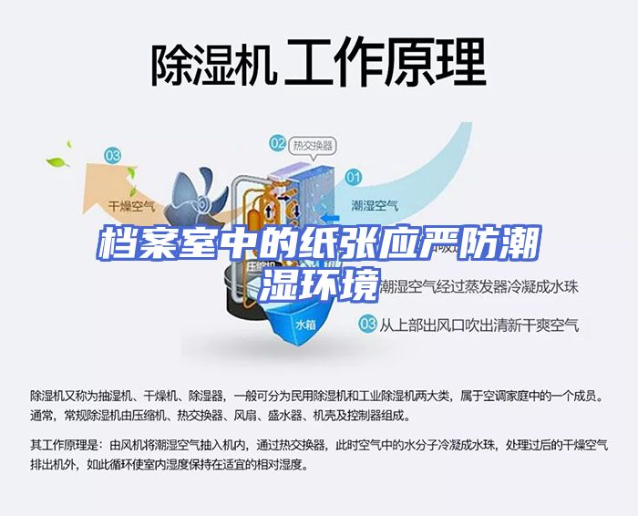 档案室中的纸张应严防潮湿环境