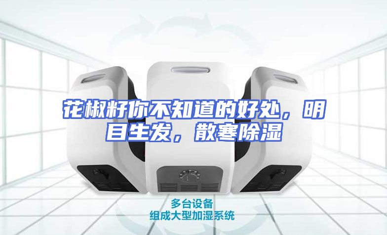 花椒籽你不知道的好处，明目生发，散寒除湿
