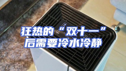 狂热的“双十一”后需要冷水冷静