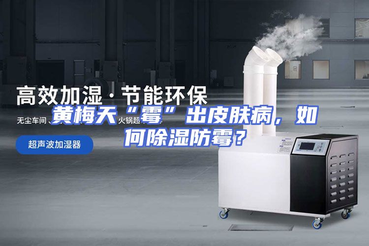 黄梅天“霉”出皮肤病，如何除湿防霉？