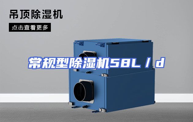 常规型除湿机58L／d