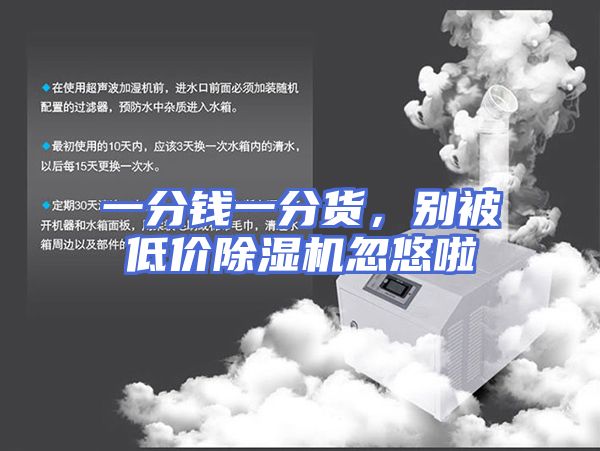 一分钱一分货，别被低价除湿机忽悠啦
