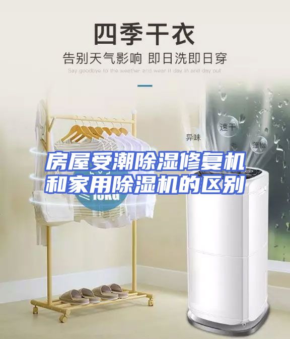 房屋受潮除湿修复机和家用除湿机的区别