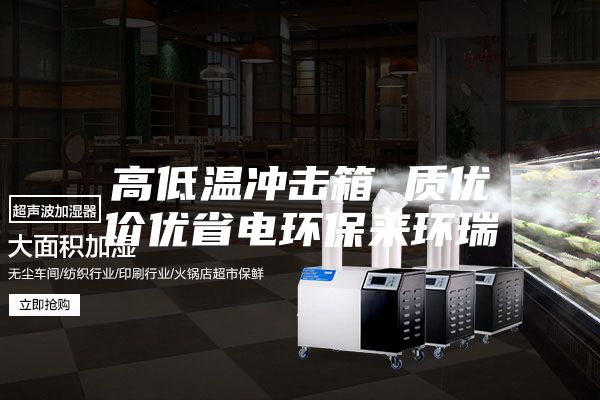 高低温冲击箱 质优价优省电环保来环瑞