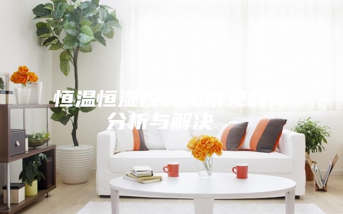 恒温恒湿控制柜常见故障分析与解决 -