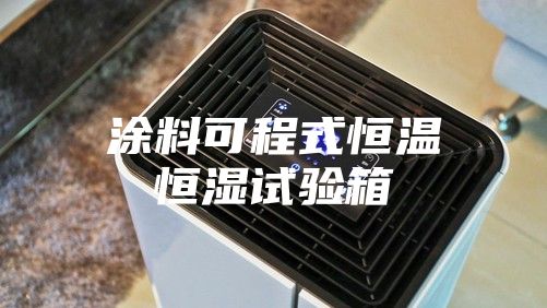 涂料可程式恒温恒湿试验箱