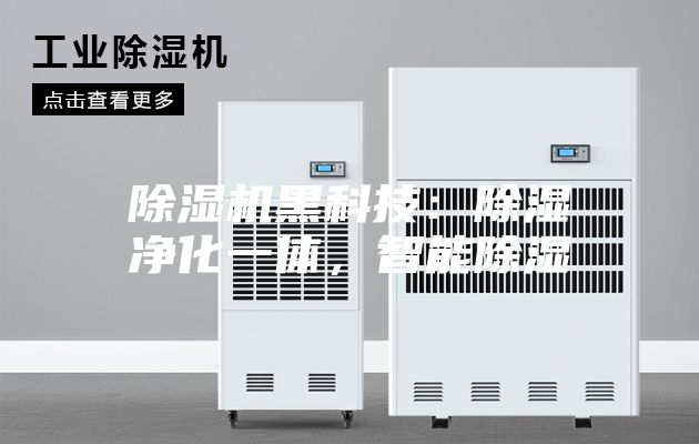 除湿机黑科技：除湿净化一体，智能除湿