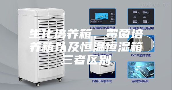 生化培养箱、霉菌培养箱以及恒温恒湿箱三者区别