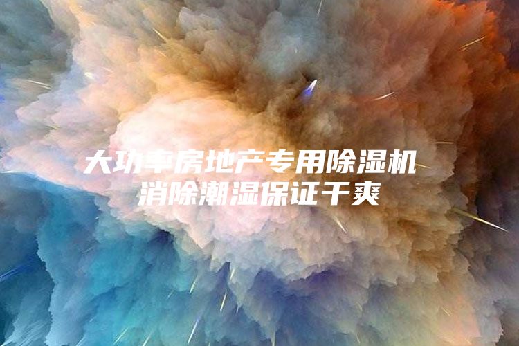 大功率房地产专用除湿机 消除潮湿保证干爽
