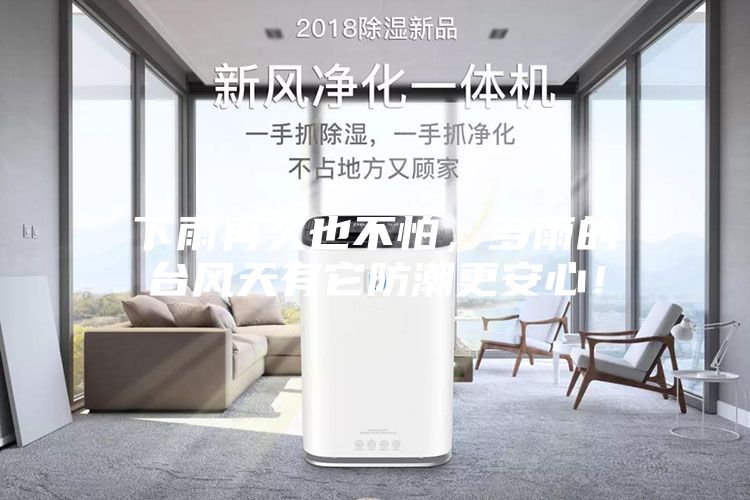 下雨再久也不怕，多雨的台风天有它防潮更安心！