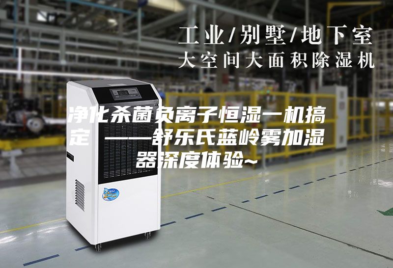 净化杀菌负离子恒湿一机搞定 ——舒乐氏蓝岭雾加湿器深度体验~
