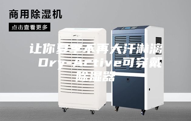 让你夏季不再大汗淋漓 Dry-Active可穿戴除湿器