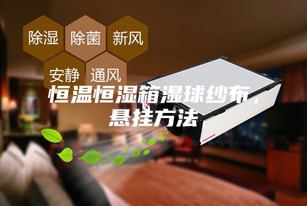 恒温恒湿箱湿球纱布，悬挂方法