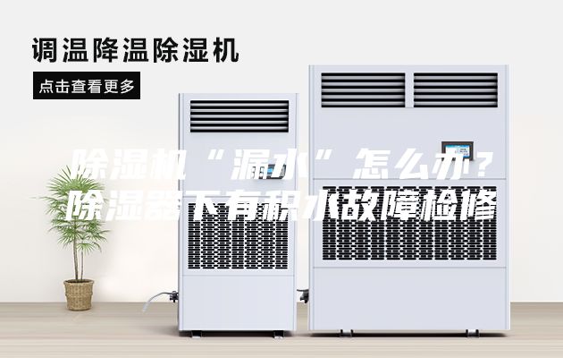 除湿机“漏水”怎么办？除湿器下有积水故障检修
