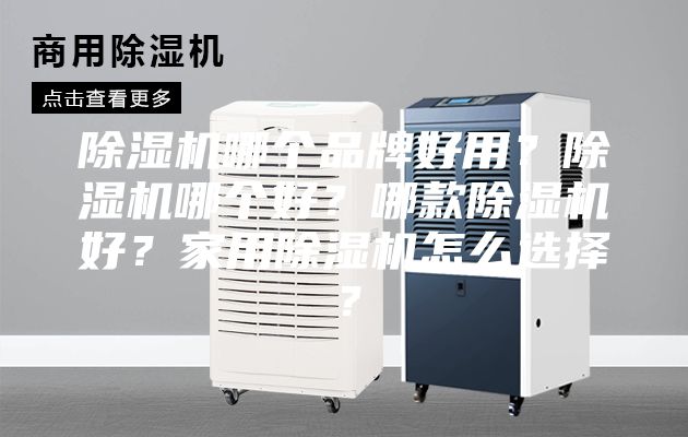 除湿机哪个品牌好用？除湿机哪个好？哪款除湿机好？家用除湿机怎么选择？