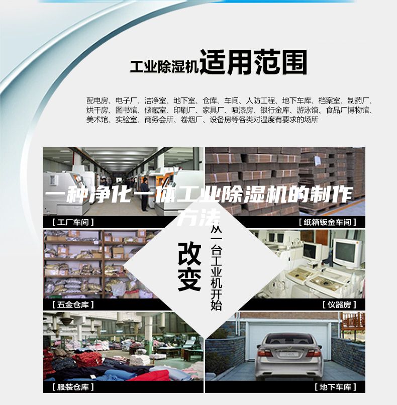 一种净化一体工业除湿机的制作方法