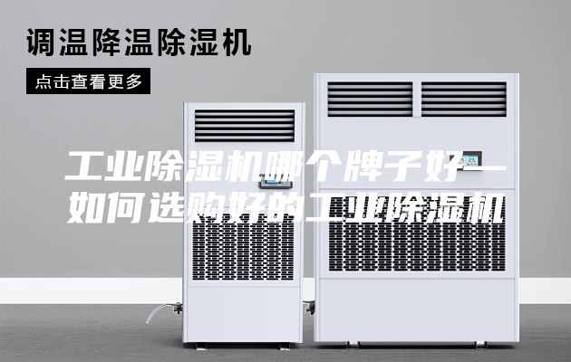 工业除湿机哪个牌子好—如何选购好的工业除湿机